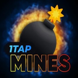 1Tap Mines logo by Turbo Games at Morospin Casino