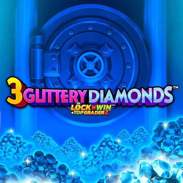 3 Glittery Diamonds by PearFiction Studios, showcased at morospin.eu.com – game logo