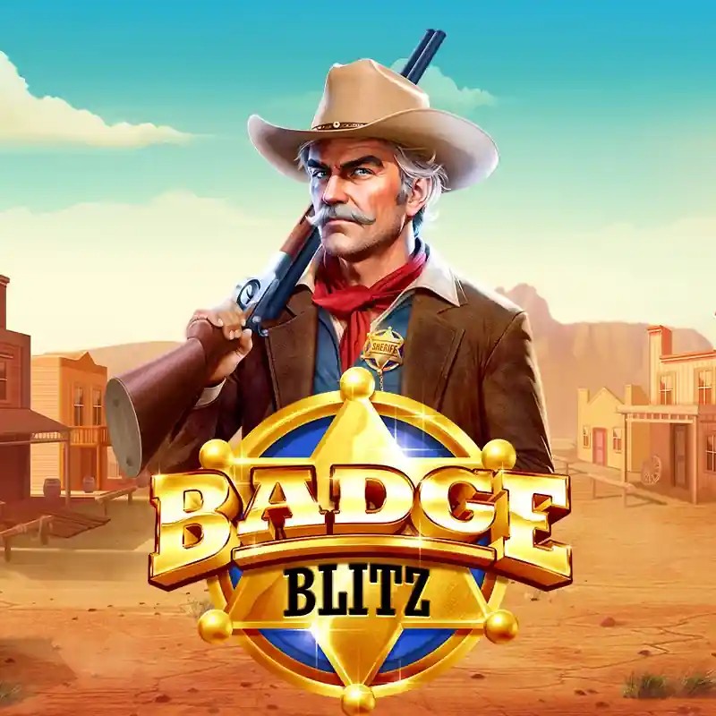 Badge Blitz logo by Pragmatic Play at Morospin Casino