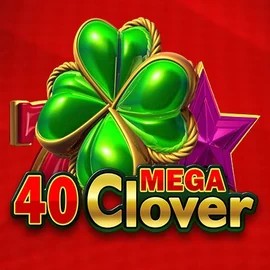 40 Mega Clover slot logo by Amusnet Interactive at Morospin Casino