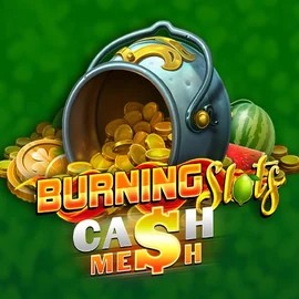 Official Slots logo: Burning Slots Cash Mesh by BF Games at Morospin Casino