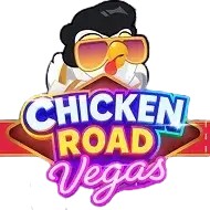 Chicken Road Vegas online game logo by InOut on morospin.eu.com
