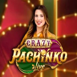 Crazy Pachinko logo by Evolution Morospin Casino