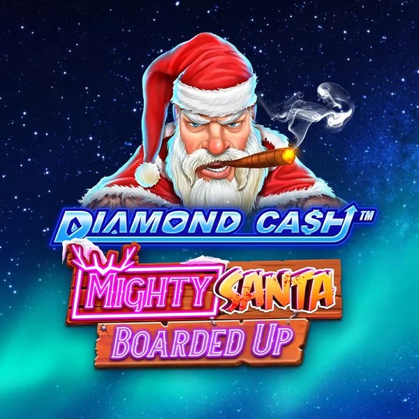 Diamond Cash Mighty Santa Boarded Up logo by Greentube Morospin Casino