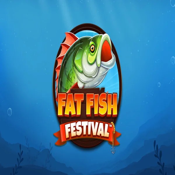 Fat Fish Festival slot logo by Wishbone Games at Morospin Casino