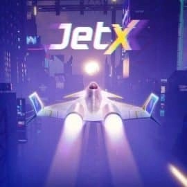 jetX logo by SmartSoft at Morospin Casino