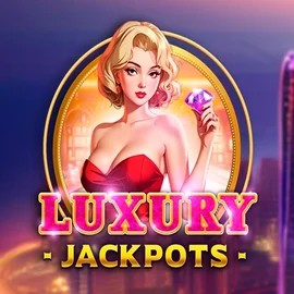 Luxury Jackpots slot logo by Triple Cherry at Morospin Casino