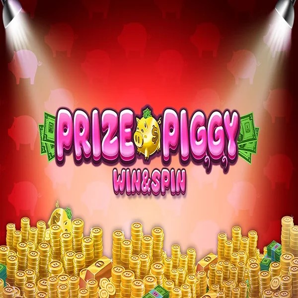 Prize Piggy Win &amp; Spin logo by Inspired Gaming at Morospin Casino