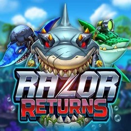 Razor Returns online game logo by Push Gaming on morospin.eu.com