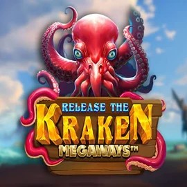 Release the Kraken Megaways slot logo by Pragmatic Play at Morospin Casino