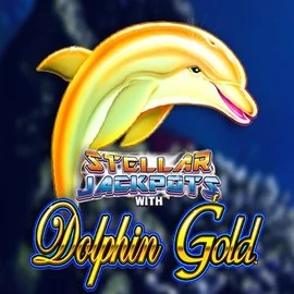 Dolphin Gold with Stellar Jackpots logo – Jackpots by Lightning Box Game at Morospin Casino