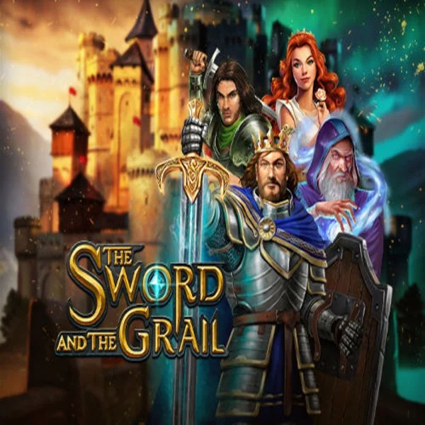 The Sword and the Grail slot visual from Play'n GO available on morospin.eu.com