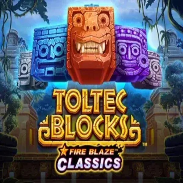 Fire Blaze: Toltec Blocks slot icon by Rarestone Gaming, available at Morospin Casino